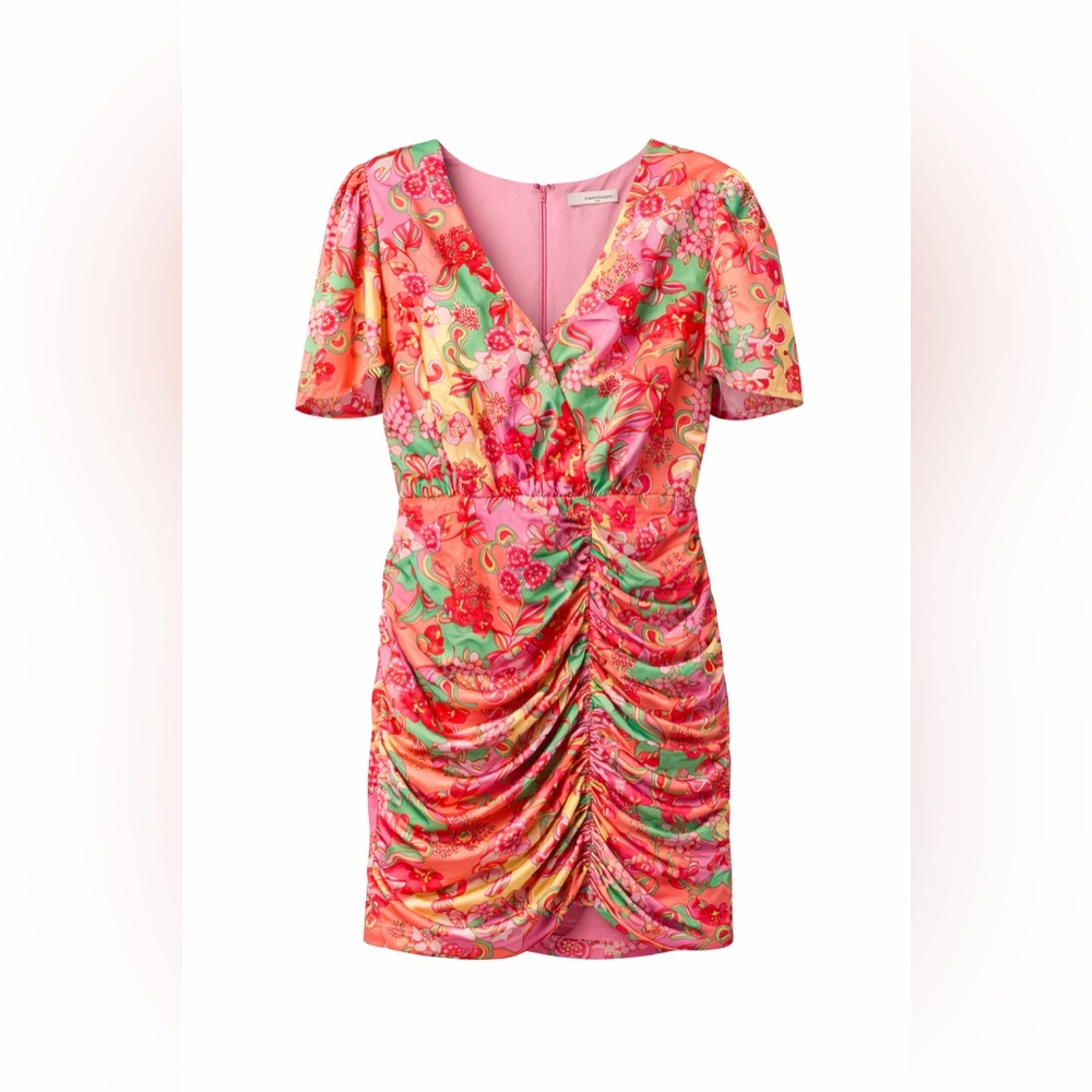 Gardencore NWT Anthropologie x Adelyn Rae Spring Perfection Floral Dress Size L